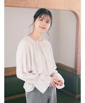 【アースミュージックアンドエコロジー/earth music&ecology】のシャーリングシアーブラウス 人気、トレンドファッション・服の通販 founy(ファニー) ファッション Fashion レディースファッション WOMEN トップス・カットソー Tops/Tshirt シャツ/ブラウス Shirts/Blouses S/S・春夏 Ss・Spring/Summer シャーリング Shirring フェミニン Feminine ポケット Pocket 夏 Summer 春 Spring |ID:prp329100003296956