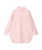 【グリーンパークス/Green Parks】の綿麻混オーバーサイズシャツチュニック Stripe Pink (357)|ID:prp329100003297094