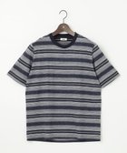 【ジョセフ アブード/JOSEPH ABBOUD / MEN】の【吸水速乾】リネンマルチボーダー Tシャツ ネイビー系2|ID: prp329100003297151 ipo3291000000029088780