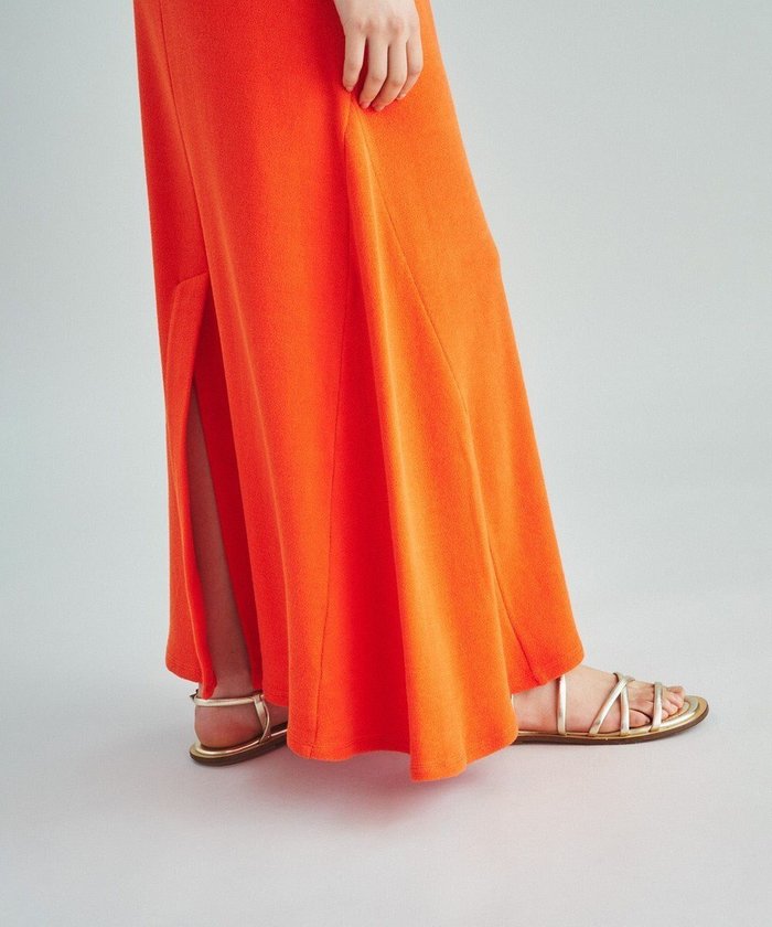【グレース コンチネンタル/GRACE CONTINENTAL】のソフトパイルロングスカート インテリア・キッズ・メンズ・レディースファッション・服の通販 founy(ファニー) https://founy.com/ ファッション Fashion レディースファッション WOMEN スカート Skirt ロングスカート Long Skirt 送料無料 Free Shipping S/S・春夏 Ss・Spring/Summer オレンジ Orange フレア Flare メタル Metal エレガント 上品 Elegant 再入荷 Restock/Back In Stock/Re Arrival 夏 Summer 春 Spring |ID: prp329100003300396 ipo3291000000025900127