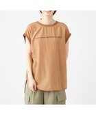 【シェアパーク/SHARE PARK】のライトタッチ裾テールロゴTシャツ キャメル系|ID: prp329100003300403 ipo3291000000029173353