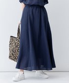 【23区/NIJYUSANKU】の【洗える】LIBECO フレア ロングスカート ネイビー系|ID: prp329100003313666 ipo3291000000028397990