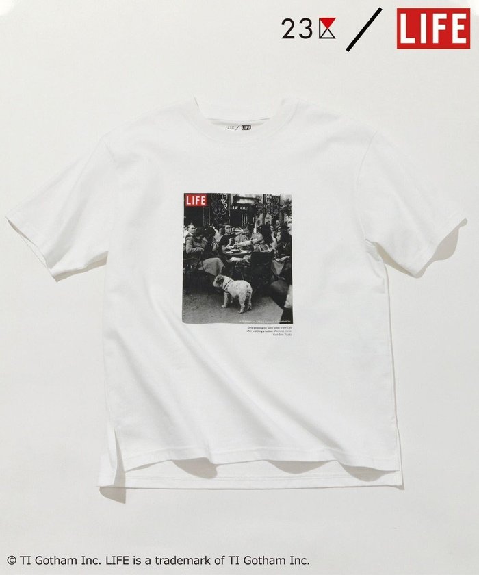 【23区/NIJYUSANKU】の【23区/LIFE】PHOTO Tシャツ インテリア・キッズ・メンズ・レディースファッション・服の通販 founy(ファニー) https://founy.com/ ファッション Fashion レディースファッション WOMEN トップス・カットソー Tops/Tshirt シャツ/ブラウス Shirts/Blouses ロング / Tシャツ T-Shirts カットソー Cut and Sewn 春 Spring カットソー Cut And Sew クラシカル Classical コレクション Collection コンパクト Compact 雑誌 Magazine ビビッド Vivid フランス France プリント Print ベーシック Basic モノトーン Monotone S/S・春夏 Ss・Spring/Summer 夏 Summer 2023春夏・S/S Ss,Spring/Summer,2023 2023年 2023 |ID: prp329100003313674 ipo3291000000028398003