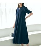 【23区/NIJYUSANKU】の【洗える】デニムライクシャンブレー フレア ワンピース ネイビー系|ID: prp329100003313701 ipo3291000000026382542