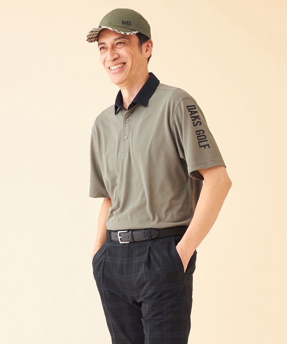 【ダックス ゴルフ/DAKS GOLF / MEN】の【MEN / EC限定】UVスポーツ鹿の子 ポロシャツ 人気、トレンドファッション・服の通販 founy(ファニー) 　ファッション　Fashion　メンズファッション　MEN　トップス・カットソー　Tops/Tshirt/Men　シャツ　Shirts　ポロシャツ　Polo Shirts　ゴルフ　Golf　S/S・春夏　Ss・Spring/Summer　スポーツ　Sports　スポーティ　Sporty　トレンド　Trend　フロント　Front　プリント　Print　ポロシャツ　Polo Shirt　リラックス　Relax　吸水　Water Absorption　夏　Summer　春　Spring　鹿の子　Pique　 other-1|ID: prp329100003313796 ipo3291000000027430477