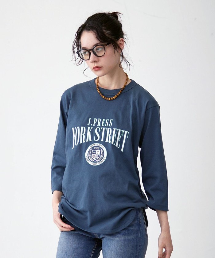 【ジェイプレスヨークストリート/J.PRESS YORK STREET】の【UNISEX】センターアーチロゴTシャツ インテリア・キッズ・メンズ・レディースファッション・服の通販 founy(ファニー) https://founy.com/ ファッション Fashion レディースファッション WOMEN トップス・カットソー Tops/Tshirt シャツ/ブラウス Shirts/Blouses ロング / Tシャツ T-Shirts カットソー Cut and Sewn S/S・春夏 Ss・Spring/Summer ユニセックス Unisex アメリカン American カットソー Cut And Sew センター Center 夏 Summer 春 Spring |ID: prp329100003313802 ipo3291000000028162857