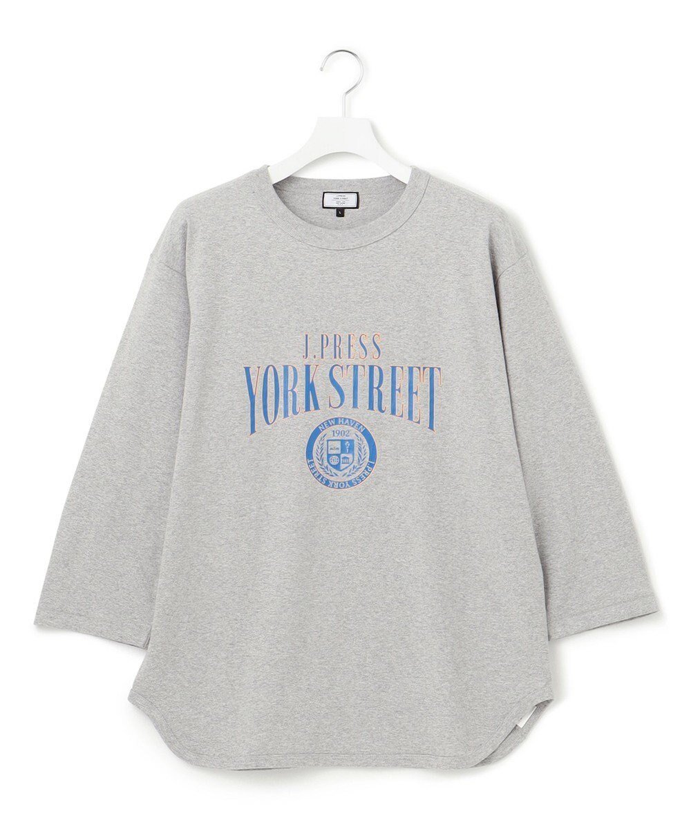 【ジェイプレスヨークストリート/J.PRESS YORK STREET】の【UNISEX】センターアーチロゴTシャツ インテリア・キッズ・メンズ・レディースファッション・服の通販 founy(ファニー) 　ファッション　Fashion　レディースファッション　WOMEN　トップス・カットソー　Tops/Tshirt　シャツ/ブラウス　Shirts/Blouses　ロング / Tシャツ　T-Shirts　カットソー　Cut and Sewn　S/S・春夏　Ss・Spring/Summer　ユニセックス　Unisex　アメリカン　American　カットソー　Cut And Sew　センター　Center　夏　Summer　春　Spring　グレー系|ID: prp329100003313802 ipo3291000000028162860