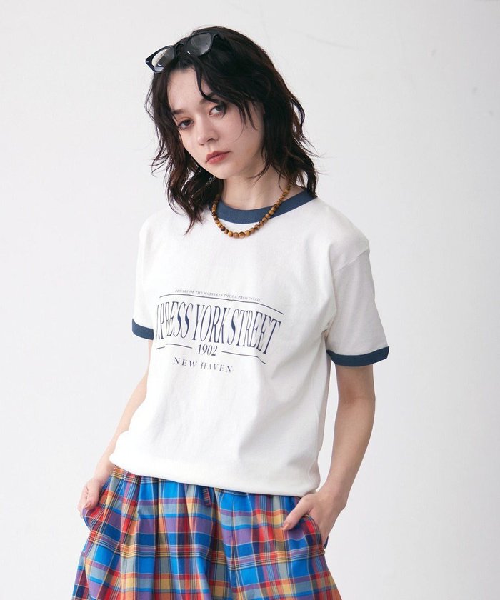 【ジェイプレスヨークストリート/J.PRESS YORK STREET】の【UNISEX】リンガーTシャツ インテリア・キッズ・メンズ・レディースファッション・服の通販 founy(ファニー) https://founy.com/ ファッション Fashion レディースファッション WOMEN トップス・カットソー Tops/Tshirt シャツ/ブラウス Shirts/Blouses ロング / Tシャツ T-Shirts カットソー Cut and Sewn S/S・春夏 Ss・Spring/Summer ユニセックス Unisex アメリカン American カットソー Cut And Sew 夏 Summer 春 Spring |ID: prp329100003313804 ipo3291000000023838555