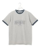 【ジェイプレスヨークストリート/J.PRESS YORK STREET】の【UNISEX】リンガーTシャツ ライトグレー系|ID: prp329100003313804 ipo3291000000025154489