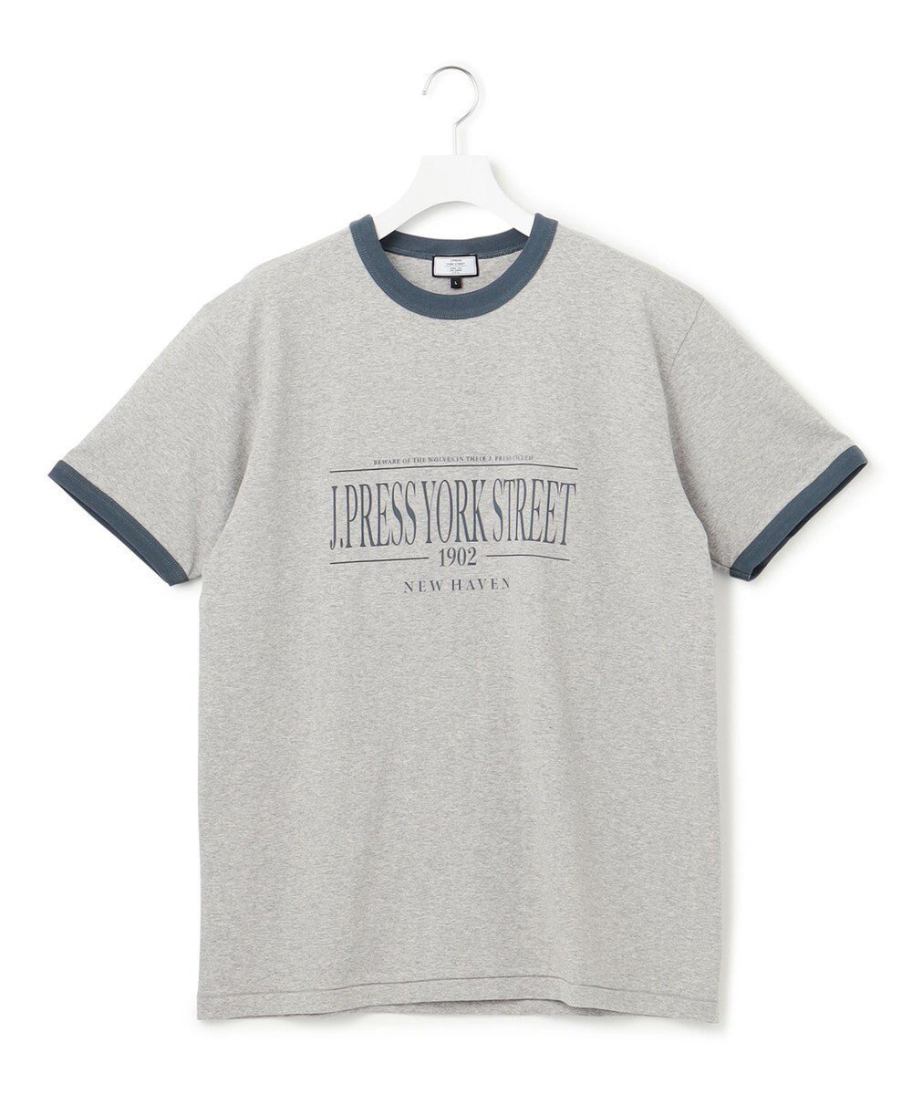 【ジェイプレスヨークストリート/J.PRESS YORK STREET】の【UNISEX】リンガーTシャツ インテリア・キッズ・メンズ・レディースファッション・服の通販 founy(ファニー) 　ファッション　Fashion　レディースファッション　WOMEN　トップス・カットソー　Tops/Tshirt　シャツ/ブラウス　Shirts/Blouses　ロング / Tシャツ　T-Shirts　カットソー　Cut and Sewn　S/S・春夏　Ss・Spring/Summer　ユニセックス　Unisex　アメリカン　American　カットソー　Cut And Sew　夏　Summer　春　Spring　ライトグレー系|ID: prp329100003313804 ipo3291000000025154489