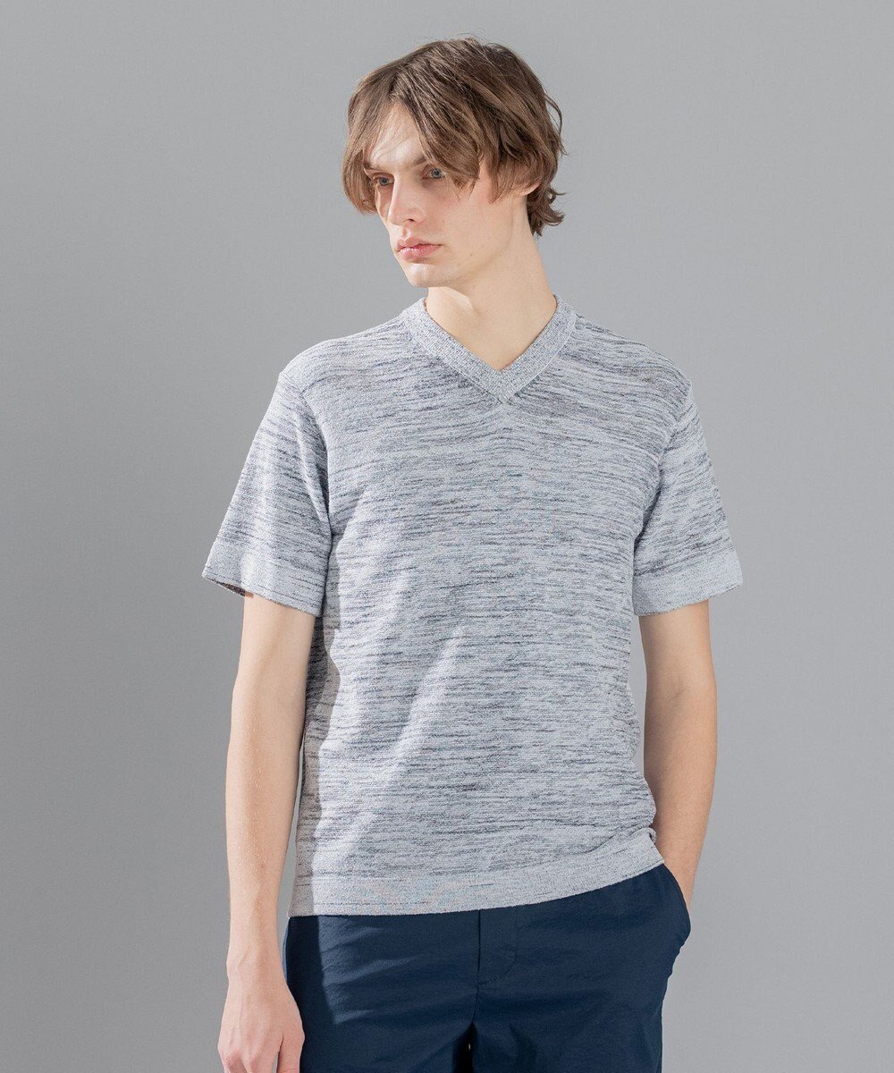 【ジョゼフ オム/JOSEPH HOMME / MEN】のシャイニースラブブークレ ニットTシャツ 人気、トレンドファッション・服の通販 founy(ファニー) 　ファッション　Fashion　メンズファッション　MEN　トップス・カットソー　Tops/Tshirt/Men　ニット　Knit Tops　シャツ　Shirts　S/S・春夏　Ss・Spring/Summer　セーター　Sweater　ベーシック　Basic　メランジ　Melange　エレガント 上品　Elegant　夏　Summer　春　Spring　雑誌　Magazine　 other-1|ID: prp329100003313849 ipo3291000000029089095