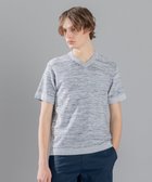 【ジョゼフ オム/JOSEPH HOMME / MEN】のシャイニースラブブークレ ニットTシャツ ライトグレー系|ID: prp329100003313849 ipo3291000000029089096