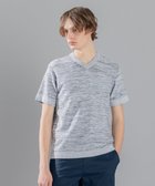 【ジョゼフ オム/JOSEPH HOMME / MEN】のシャイニースラブブークレ ニットTシャツ ライトグレー系|ID: prp329100003313849 ipo3291000000029849033