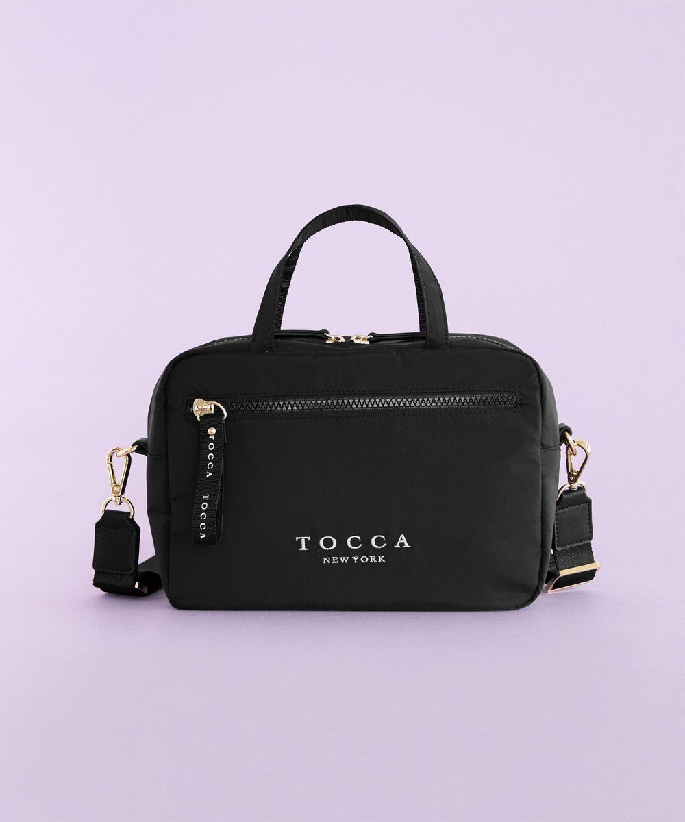 【トッカ/TOCCA】の【WEB&一部店舗限定】CAROVANA POCHETTE ポシェットバッグ インテリア・キッズ・メンズ・レディースファッション・服の通販 founy(ファニー) 　ファッション　Fashion　レディースファッション　WOMEN　バッグ　Bag　イタリア　Italy　クラウン　Crown　シューズ　Shoes　ショルダー　Shoulder　シンプル　Simple　ジップ　Zip　スポーツ　Sports　財布　Wallet　トラベル　Travel　フォルム　Form　ベーシック　Basic　ボストン　Boston　ポケット　Pocket　ポシェット　Pochette　ポーチ　Pouch　リュクス　Luxe　旅行　Travel　スーツケース キャリーケース　Suitcase　ブラック系|ID: prp329100003318631 ipo3291000000029173261