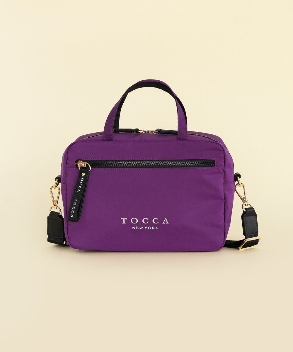 【トッカ/TOCCA】の【WEB&一部店舗限定】CAROVANA POCHETTE ポシェットバッグ インテリア・キッズ・メンズ・レディースファッション・服の通販 founy(ファニー) 　ファッション　Fashion　レディースファッション　WOMEN　バッグ　Bag　イタリア　Italy　クラウン　Crown　シューズ　Shoes　ショルダー　Shoulder　シンプル　Simple　ジップ　Zip　スポーツ　Sports　財布　Wallet　トラベル　Travel　フォルム　Form　ベーシック　Basic　ボストン　Boston　ポケット　Pocket　ポシェット　Pochette　ポーチ　Pouch　リュクス　Luxe　旅行　Travel　スーツケース キャリーケース　Suitcase　パープル系|ID: prp329100003318631 ipo3291000000029173262