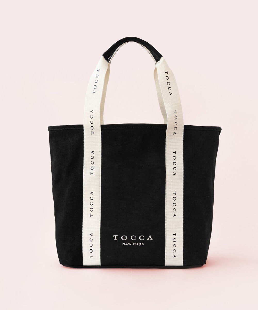 【トッカ/TOCCA】の【WEB&一部店舗限定】DANCING TOCCA CANVASTOTE キャンバストートバッグ インテリア・キッズ・メンズ・レディースファッション・服の通販 founy(ファニー) 　ファッション　Fashion　レディースファッション　WOMEN　バッグ　Bag　クラウン　Crown　シューズ　Shoes　シンプル　Simple　スポーツ　Sports　財布　Wallet　プリント　Print　ポケット　Pocket　リュクス　Luxe　ローズ　Rose　再入荷　Restock/Back In Stock/Re Arrival　おすすめ　Recommend　旅行　Travel　ビジネス 仕事 通勤　Business　ブラック×アイボリー系5|ID: prp329100003318637 ipo3291000000025874146