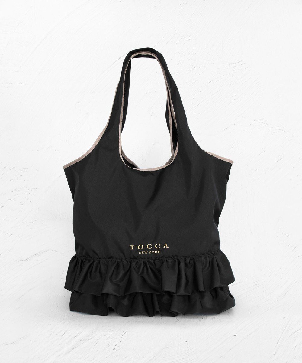 【トッカ/TOCCA】のFRILL SUBBAG サブバッグ インテリア・キッズ・メンズ・レディースファッション・服の通販 founy(ファニー) 　ファッション　Fashion　レディースファッション　WOMEN　バッグ　Bag　A/W・秋冬　Aw・Autumn/Winter・Fw・Fall-Winter　冬　Winter　おすすめ　Recommend　エレガント 上品　Elegant　トリミング　Trimming　フリル　Frills　ボトム　Bottom　ポケット　Pocket　リュクス　Luxe　財布　Wallet　ビジネス 仕事 通勤　Business　ブラック系|ID: prp329100003318643 ipo3291000000029172658