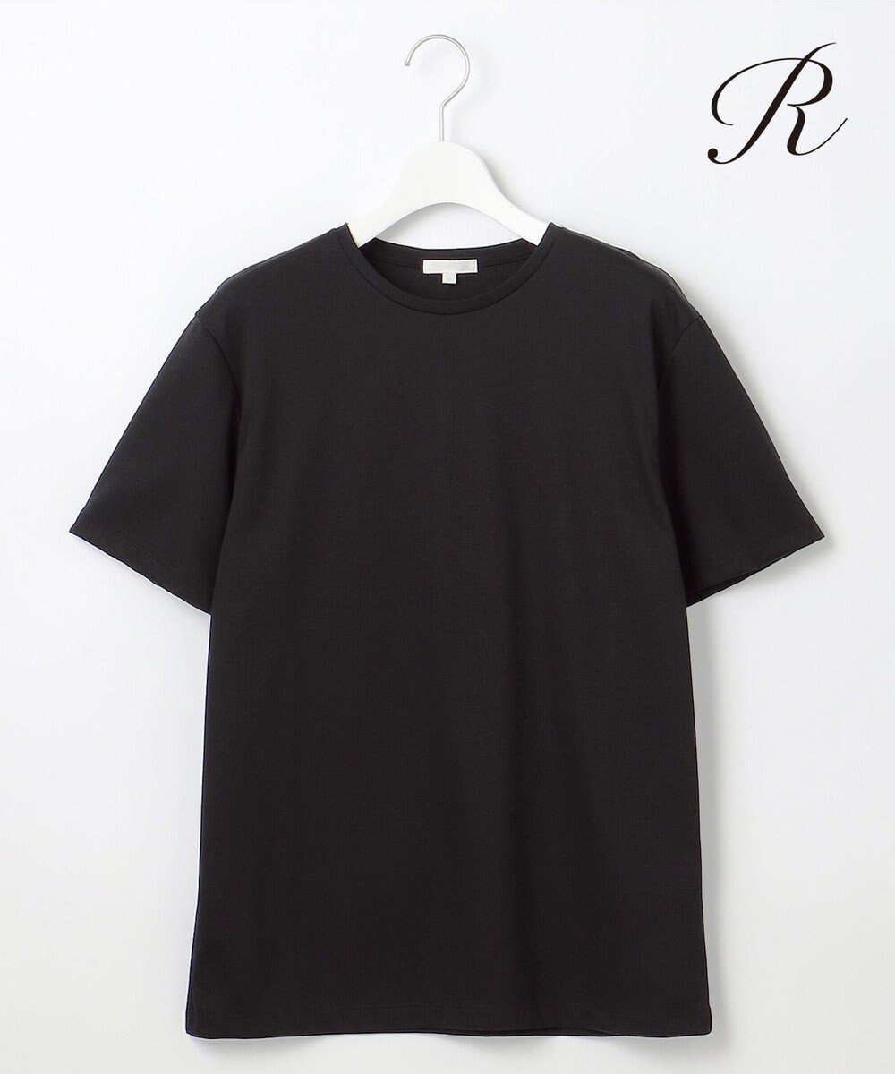 【23区/NIJYUSANKU】の【R(アール)】クリアコットンTEE インテリア・キッズ・メンズ・レディースファッション・服の通販 founy(ファニー) 　ファッション　Fashion　レディースファッション　WOMEN　トップス・カットソー　Tops/Tshirt　シャツ/ブラウス　Shirts/Blouses　ロング / Tシャツ　T-Shirts　カットソー　Cut and Sewn　イタリア　Italy　インナー　Inner　春　Spring　カットソー　Cut And Sew　コレクション　Collection　シンプル　Simple　ジャージー　Jersey　人気　Popularity　S/S・春夏　Ss・Spring/Summer　夏　Summer　2024年　2024　2024春夏・S/S　Ss,Spring/Summer,2024　エレガント 上品　Elegant　ブラック系|ID: prp329100003318676 ipo3291000000025979277