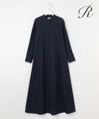 【23区/NIJYUSANKU】の【R(アール)】クリスピーリネンストレッチ 長袖ワンピース ネイビー系|ID: prp329100003318681 ipo3291000000028397756