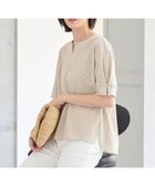 【自由区/JIYU-KU】の【WEB限定・洗える・XSサイズあり】トリコットジャージー カットソー カーキ系1|ID: prp329100003320413 ipo3291000000028397559