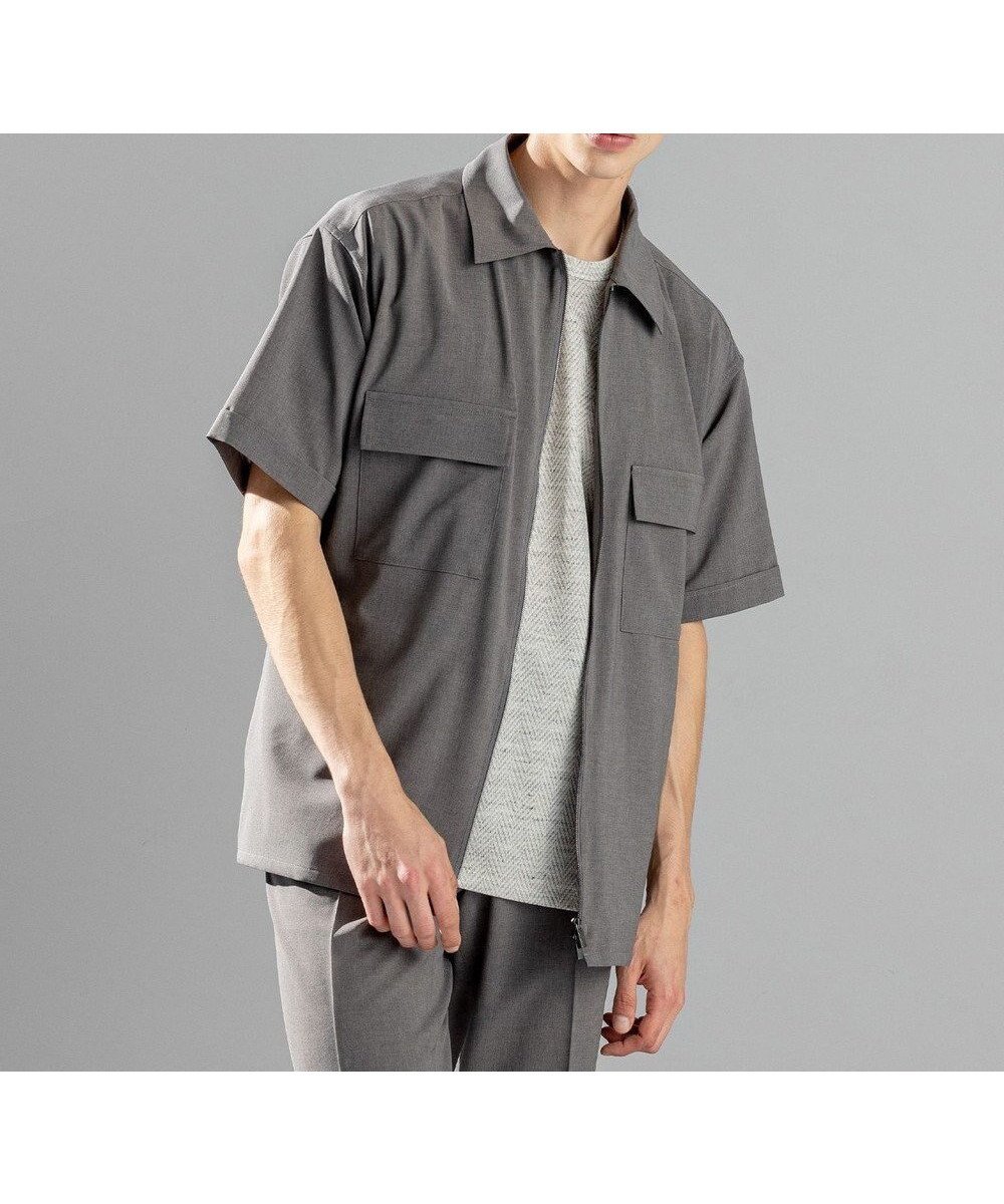 【ジョゼフ オム/JOSEPH HOMME / MEN】のハイツイストボイル CPOシャツ 人気、トレンドファッション・服の通販 founy(ファニー) 　ファッション　Fashion　メンズファッション　MEN　アウター　Coats Outerwear/Men　S/S・春夏　Ss・Spring/Summer　インナー　Inner　ジャケット　Jacket　パッチ　Patch　フラップ　Flap　ポケット　Pocket　半袖　Short Sleeve　夏　Summer　春　Spring　 other-1|ID: prp329100003327352 ipo3291000000029089240