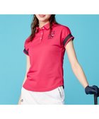 【23区 ゴルフ/NIJYUSANKU GOLF】の【WOMEN】エイトロックカノコ カラーポロシャツ ピンク系|ID: prp329100003327378 ipo3291000000028397204