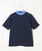 【23区 ゴルフ/23区GOLF / MEN】の【WEB限定】【MEN】【吸水速乾/UVケア】襟ロゴ モックネックシャツ ネイビー系|ID: prp329100003327439 ipo3291000000029849147