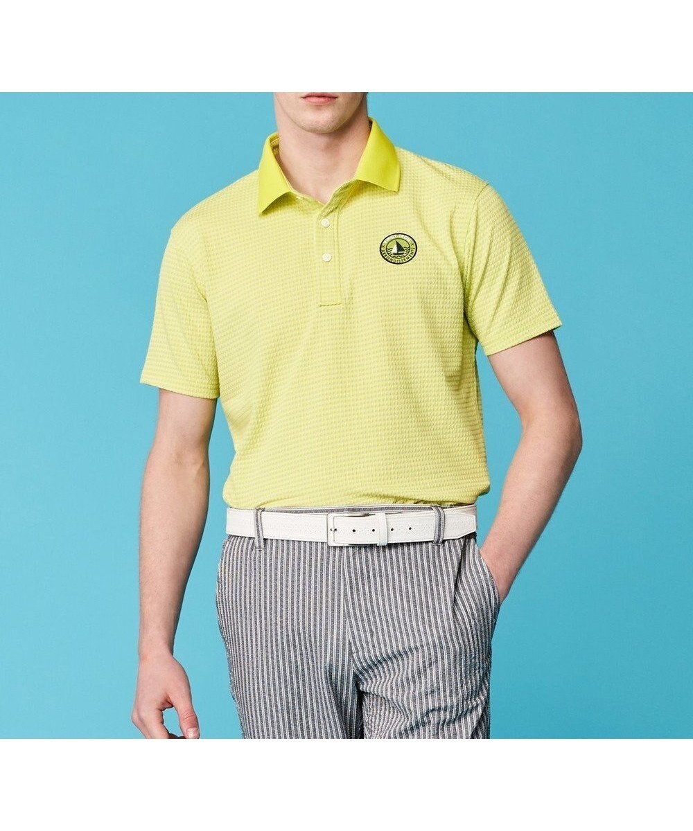 【23区 ゴルフ/23区GOLF / MEN】の【MEN】ポリエステルサッカー 半袖ポロシャツ 人気、トレンドファッション・服の通販 founy(ファニー) 　ファッション　Fashion　メンズファッション　MEN　トップス・カットソー　Tops/Tshirt/Men　シャツ　Shirts　ポロシャツ　Polo Shirts　S/S・春夏　Ss・Spring/Summer　おすすめ　Recommend　サッカー　Soccer　ストレッチ　Stretch　ポロシャツ　Polo Shirt　モチーフ　Motif　今夏　Summer　半袖　Short Sleeve　夏　Summer　定番　Standard　春　Spring　 other-1|ID: prp329100003327441 ipo3291000000029089216