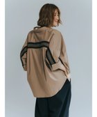 【イェッカ ヴェッカ/YECCA VECCA】のリブMIX7分袖シャツ Beige|ID: prp329100003339711 ipo3291000000028175813