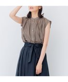 【23区/NIJYUSANKU】の【洗える】シアーストライプ ノースリーブ ブラウス 人気、トレンドファッション・服の通販 founy(ファニー) ファッション Fashion レディースファッション WOMEN トップス・カットソー Tops/Tshirt キャミソール / ノースリーブ No Sleeves シャツ/ブラウス Shirts/Blouses エレガント 上品 Elegant 春 Spring 洗える Washable キュプラ Cupra ギャザー Gather シアー Sheer ストライプ Stripe チュニック Tunic デニム Denim ノースリーブ No Sleeve フレア Flare S/S・春夏 Ss・Spring/Summer おすすめ Recommend 夏 Summer 2023春夏・S/S Ss,Spring/Summer,2023 2023年 2023 thumbnail ブラウン系|ID: prp329100003341298 ipo3291000000029172020