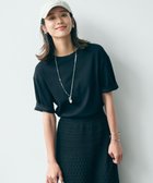 【23区/NIJYUSANKU】の【一部店舗限定】半袖 IT TEE 人気、トレンドファッション・服の通販 founy(ファニー) ファッション Fashion レディースファッション WOMEN トップス・カットソー Tops/Tshirt シャツ/ブラウス Shirts/Blouses ロング / Tシャツ T-Shirts カットソー Cut and Sewn 春 Spring カットソー Cut And Sew ストレッチ Stretch スリット Slit スリーブ Sleeve なめらか Smooth 人気 Popularity パターン Pattern フレンチ French ベーシック Basic ボトム Bottom 半袖 Short Sleeve リラックス Relax S/S・春夏 Ss・Spring/Summer 夏 Summer 2023春夏・S/S Ss,Spring/Summer,2023 2023年 2023 エレガント 上品 Elegant thumbnail ブラック系|ID: prp329100003343504 ipo3291000000029172097