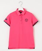 【23区 ゴルフ/NIJYUSANKU GOLF】の【WOMEN】ポリエステルカノコ 半袖ポロシャツ ピンク系|ID: prp329100003343510 ipo3291000000028397076