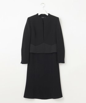 【自由区 FORMAL/JIYU-KU FORMAL】の【ストレッチ/前開きワンピース】平二重 ジャケット+ワンピース 人気、トレンドファッション・服の通販 founy(ファニー) ファッション Fashion レディースファッション WOMEN アウター Coat Outerwear ジャケット Jackets スーツ Suits スーツ ジャケット Jacket スーツセット Suit Sets S/S・春夏 Ss・Spring/Summer おすすめ Recommend エレガント 上品 Elegant グログラン Grosgrain ジャケット Jacket ストレッチ Stretch スーツ Suit セットアップ Set Up 夏 Summer 春 Spring |ID:prp329100003345542