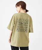 【シェアパーク/SHARE PARK】の【UVカット・吸水速乾・ストレッチ・軽量 】バンダナバックプリントTシャツ カーキ系|ID: prp329100003345573 ipo3291000000028143211