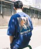 【シェアパーク/SHARE PARK / MEN】の【EC限定カラーあり・UVカット・吸水速乾】カラフルロゴバックプリントTシャツ ネイビー系|ID: prp329100003345612 ipo3291000000028143214