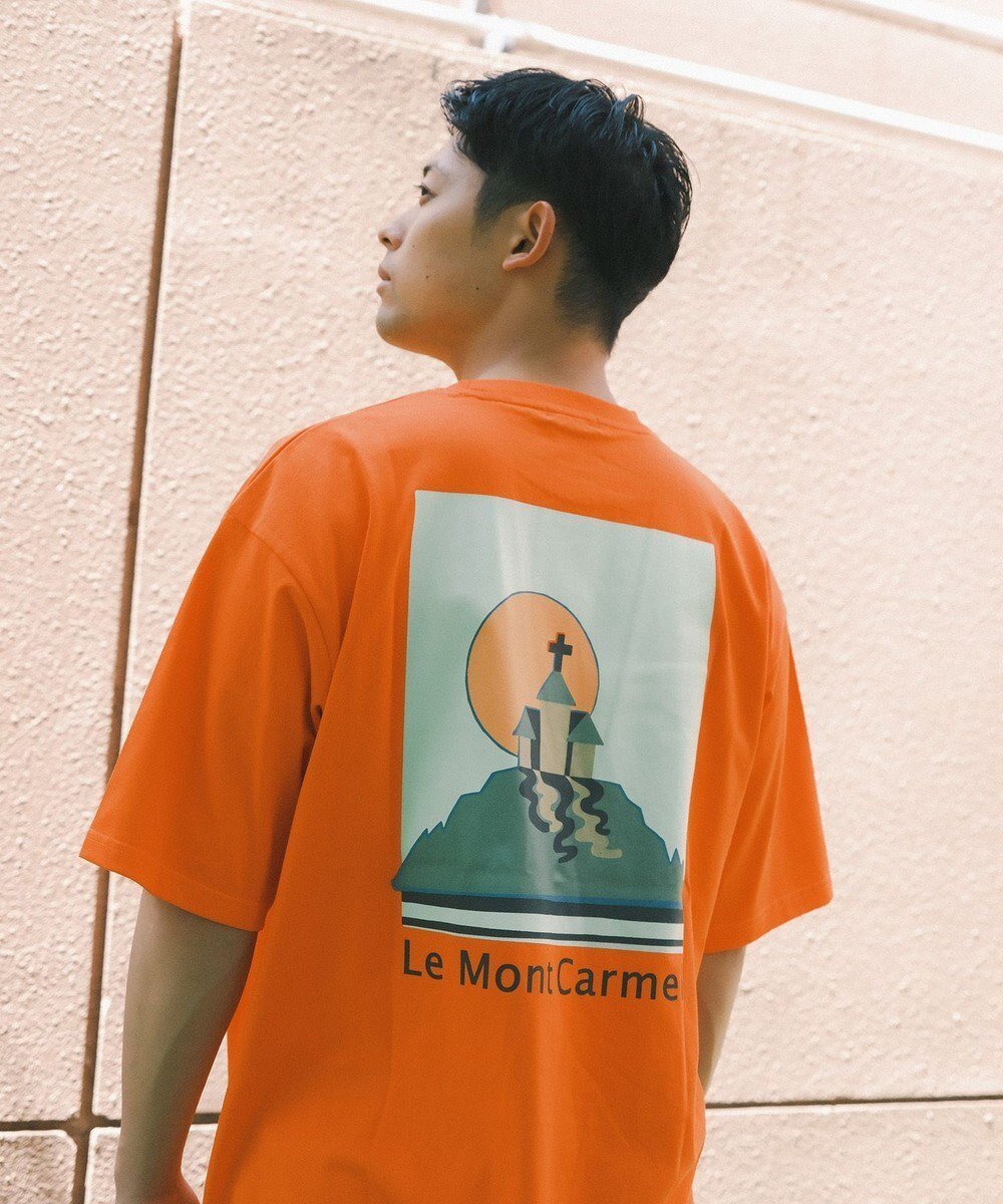 【シェアパーク/SHARE PARK / MEN】の【EC限定カラーあり・UVカット・吸水速乾】カラフルロゴバックプリントTシャツ インテリア・キッズ・メンズ・レディースファッション・服の通販 founy(ファニー) 　ファッション　Fashion　レディースファッション　WOMEN　トップス・カットソー　Tops/Tshirt　シャツ/ブラウス　Shirts/Blouses　ロング / Tシャツ　T-Shirts　カットソー　Cut and Sewn　S/S・春夏　Ss・Spring/Summer　イエロー　Yellow　オレンジ　Orange　カットソー　Cut And Sew　プリント　Print　吸水　Water Absorption　夏　Summer　春　Spring　オレンジ系|ID: prp329100003345612 ipo3291000000028143216