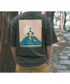 【シェアパーク/SHARE PARK / MEN】の【EC限定カラーあり・UVカット・吸水速乾】カラフルロゴバックプリントTシャツ カーキ系|ID: prp329100003345612 ipo3291000000028143217