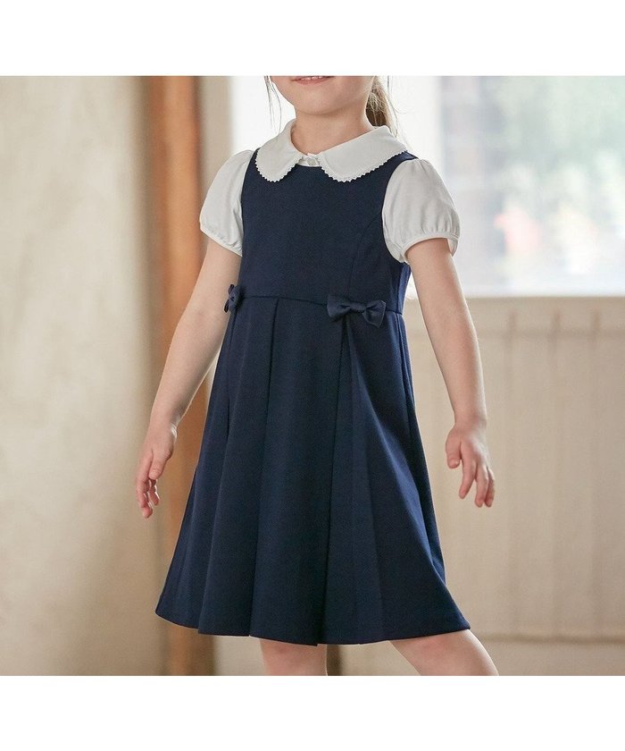 【エニファム/any FAM / KIDS】のジャンパースカート インテリア・キッズ・メンズ・レディースファッション・服の通販 founy(ファニー) https://founy.com/ ファッション Fashion キッズファッション KIDS ワンピース Dress/Kids S/S・春夏 Ss・Spring/Summer シンプル Simple フォーマル Formal ポケット Pocket リボン Ribbon エレガント 上品 Elegant 夏 Summer 春 Spring 洗える Washable |ID: prp329100003354427 ipo3291000000029388393