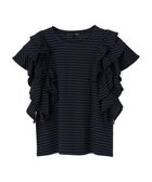 【グリーンパークス/Green Parks】の・SUGAR SPOON ラッフルレイヤードTシャツ Navy (162)|ID:prp329100003356967