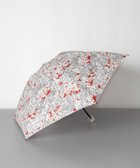 【アウロラ/AURORA】のJILL STUART ジル スチュアート アブストラクトフラワー柄 雨傘(クイックオープン折り畳みミニ傘) レッドxミディアムグレー|ID: prp329100003357008 ipo3291000000028396930