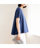 【アンフィーロ 自由区/UNFILO】の【接触冷感/吸水速乾】BEAUTY FORM フレアTシャツ ネイビー系|ID: prp329100003357039 ipo3291000000028396240