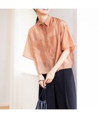 【アンフィーロ 自由区/UNFILO】の【軽量】シアークロップドシャツ 人気、トレンドファッション・服の通販 founy(ファニー) ファッション Fashion レディースファッション WOMEN トップス・カットソー Tops/Tshirt シャツ/ブラウス Shirts/Blouses 送料無料 Free Shipping S/S・春夏 SS・Spring/Summer クロップド シアー シンプル トレンド バランス パッチ フロント ポケット ワイド エレガント 上品 再入荷 Restock/Back in Stock/Re Arrival 夏 Summer 春 Spring 羽織 軽量 thumbnail オレンジ系|ID: prp329100003357040 ipo3291000000025361153