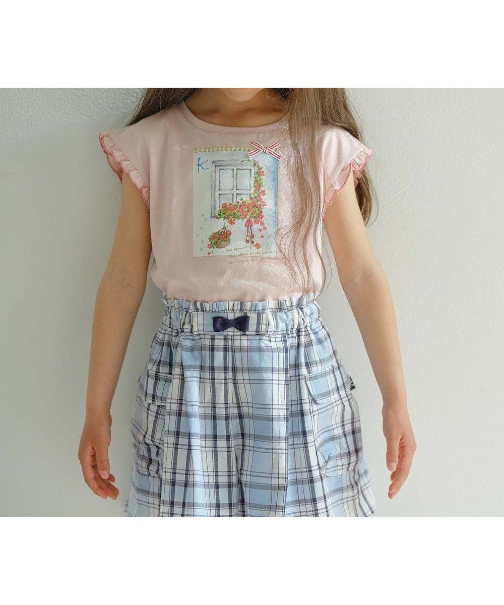 【組曲 / KIDS/KUMIKYOKU】の【110-140cm】夏休みの絵日記 Tシャツ インテリア・キッズ・メンズ・レディースファッション・服の通販 founy(ファニー) 　ファッション　Fashion　キッズファッション　KIDS　トップス・カットソー　Tops/Tees/Kids　S/S・春夏　Ss・Spring/Summer　オフショル　Off Shoulder　カットソー　Cut And Sew　シンプル　Simple　再入荷　Restock/Back In Stock/Re Arrival　夏　Summer　春　Spring　ピンク系|ID: prp329100003361869 ipo3291000000029388429