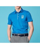 【23区 ゴルフ/23区GOLF / MEN】の【MEN】【吸水速乾/UVケア】エイトロックカノコ 半袖ポロシャツ サックスブルー系|ID: prp329100003368774 ipo3291000000029088396