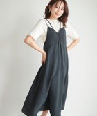 【フェルゥ/Feroux】の【セットアイテム】シュリンクインナー × キャミワンピース ブラック系|ID: prp329100003377224 ipo3291000000028395996