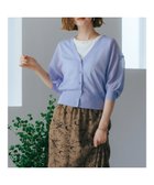 【イェッカ ヴェッカ/YECCA VECCA】のシアーニットVネックカーディガン Lavender|ID: prp329100003387635 ipo3291000000027026113