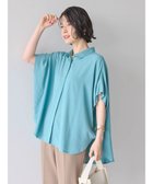 【アメリカンホリック/AMERICAN HOLIC】のサラックールフレンチスリーブシャツ Blue Green|ID: prp329100003387662 ipo3291000000026518727