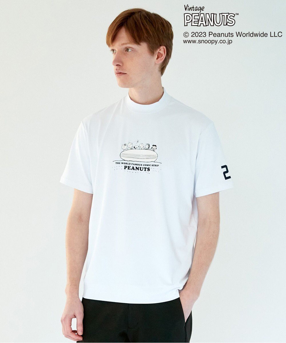 【23区 ゴルフ/23区GOLF / MEN】の【PEANUTS】【MEN】スヌーピーコラボ モックネックシャツ 人気、トレンドファッション・服の通販 founy(ファニー) 　ファッション　Fashion　メンズファッション　MEN　トップス・カットソー　Tops/Tshirt/Men　シャツ　Shirts　春　Spring　カットソー　Cut And Sew　クール　Cool　吸水　Water Absorption　センター　Center　トレンド　Trend　フロント　Front　ラウンド　Round　S/S・春夏　Ss・Spring/Summer　夏　Summer　2023春夏・S/S　Ss,Spring/Summer,2023　2023年　2023　 other-1|ID: prp329100003388951 ipo3291000000029087407