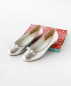 【トッカ/TOCCA】のRIBBON BALLET FLATSHOES フラットシューズ シルバー系|ID:prp329100003390551