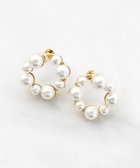 【トッカ/TOCCA】のFRILL PEARL EARRINGS イヤリング ゴールド系|ID:prp329100003390570